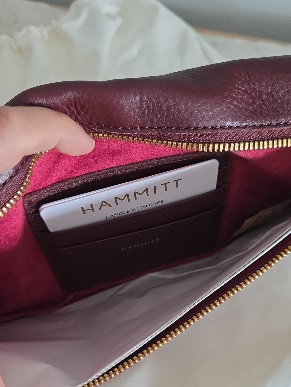 NWT Hammitt Invitation Clutch In Zebra - Picture 7 of 11